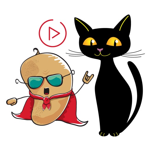 Black Cat Sticker!