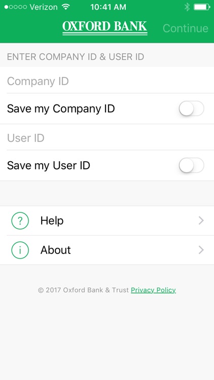 Oxford Business Mobile Banking