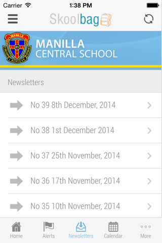 Manilla Central School - Skoolbag screenshot 4