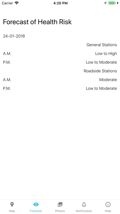 Hong Kong Air Quality AQI/AQHI