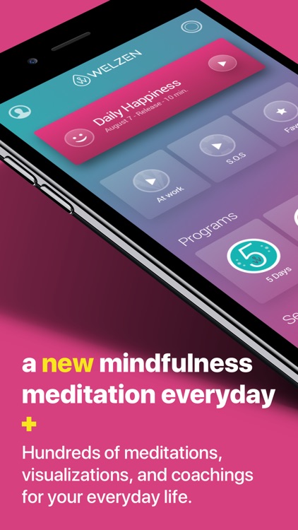 Welzen: meditation to relax, focus & sleep better screenshot-0