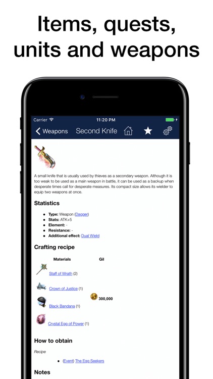 Pocket Wiki for Final Fantasy Brave Exvius