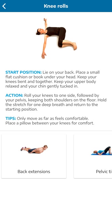 Lower Back Pain Exercises screenshot 3