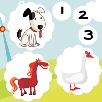 123 Count Animals on The Happy Farm App For Kids – Free Interactive Learning Education Challenge And Math Teaching Application Children  Toddlers Learn With Fun and Joy. Epic Game With Wonderful Graphics. Designed By Educationalists