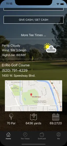 Game screenshot El Rio Golf Tee Times hack