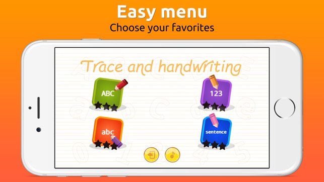 Trace and handwriting app