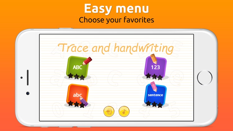 Trace and handwriting app