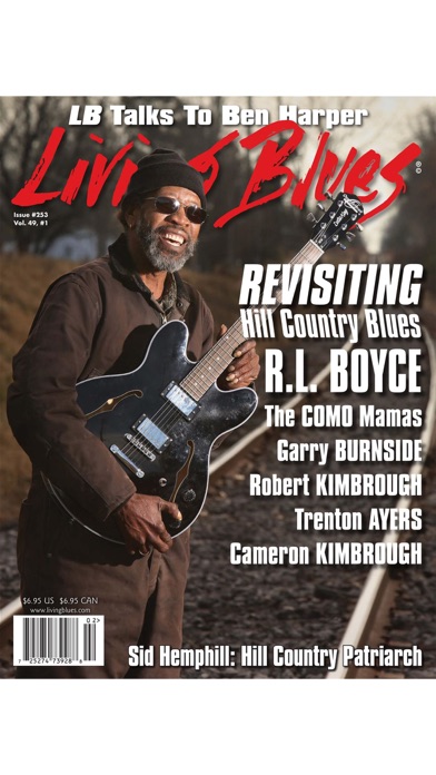LIVING BLUES MAGAZINE screenshot1