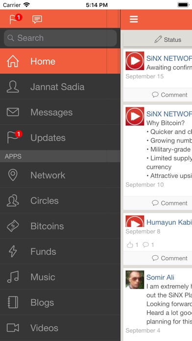 SiNX.NETWORK screenshot 2