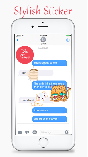 Cats and Coffee Lovers Stickers Pack(圖2)-速報App