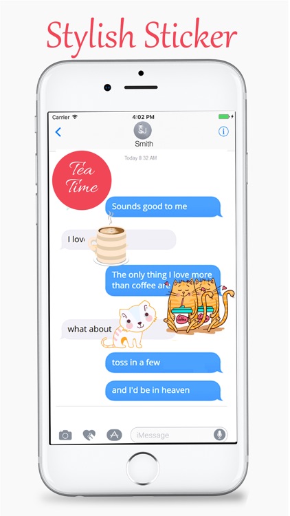 Cats and Coffee Lovers Stickers Pack