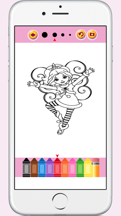 Princess&Mermaid Coloring Book screenshot 3
