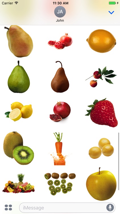 Best Fruits Pack for iMessage!