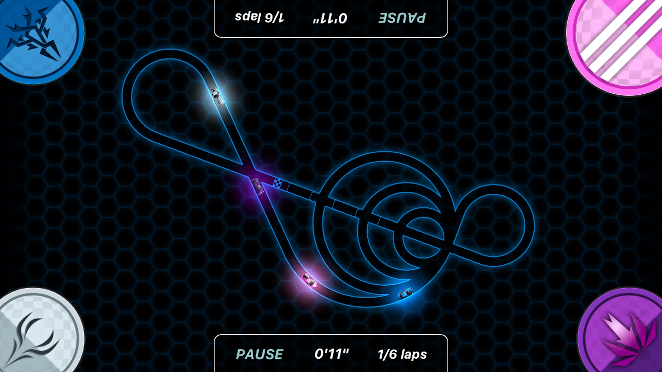 Screenshot do app Vector Race: Toy Car Track
