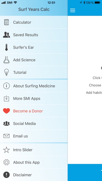 Surf Years Calculator