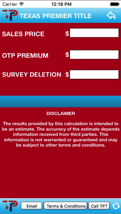 TPT Premium Calculator screenshot 3