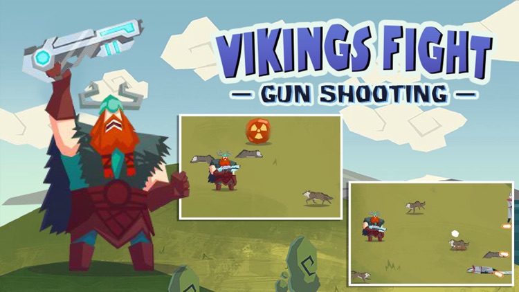 Vikings Fight:Gun Shooting screenshot-3