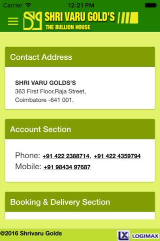 Shri varu Gold's - náhled