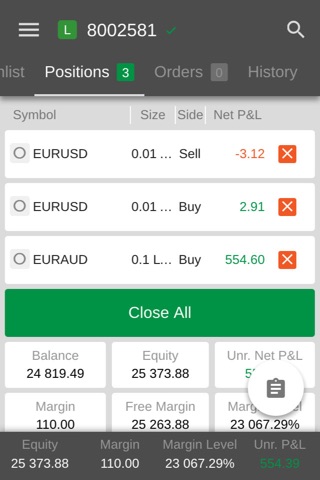 OctaFX cTrader screenshot 3