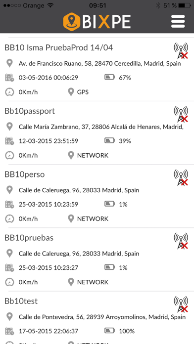 Bixpe GPS Tracking screenshot 4