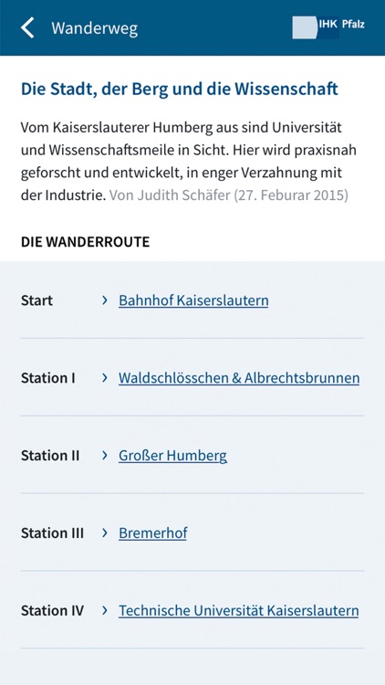Wirtschaftswandern IHK Pfalz screenshot-3