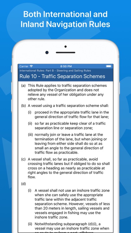 Navigation Rules