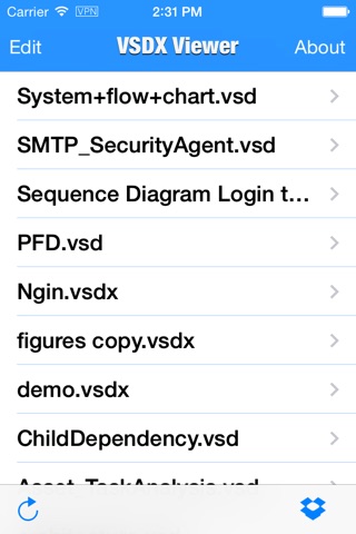 VSD and VSDX Viewer screenshot 4