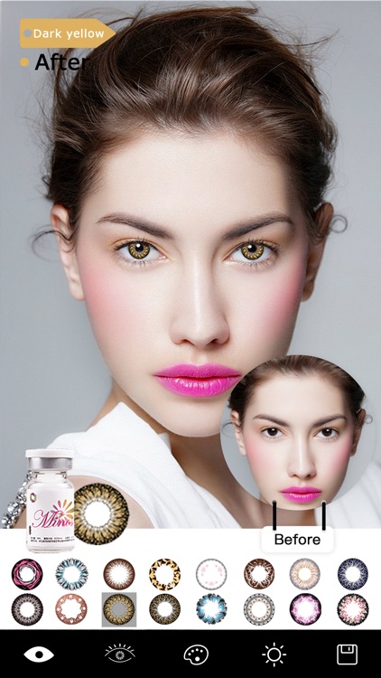 Magic Eye Color-Face Makeup screenshot-3