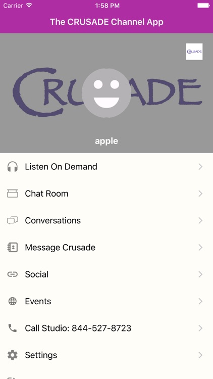 The CRUSADE Channel App