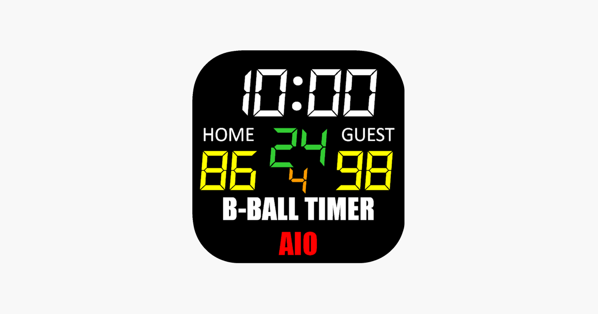 バスケットボールタイマー Aio をapp Storeで