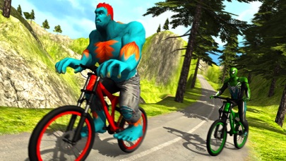 Offroad Superhero Bicycle Race screenshot 4