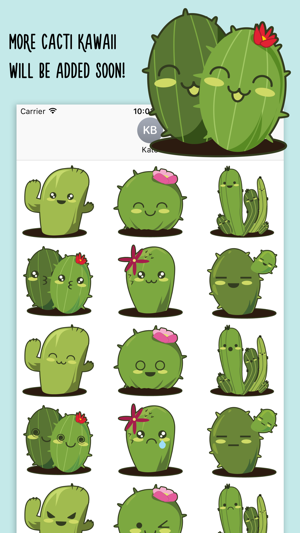 Cacti Kawaii - Cactus Emoji(圖2)-速報App