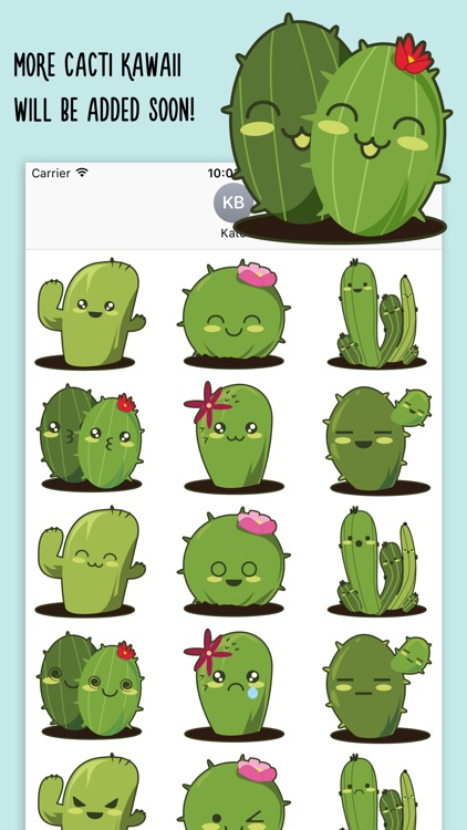 Cacti Kawaii - Cactus Emoji