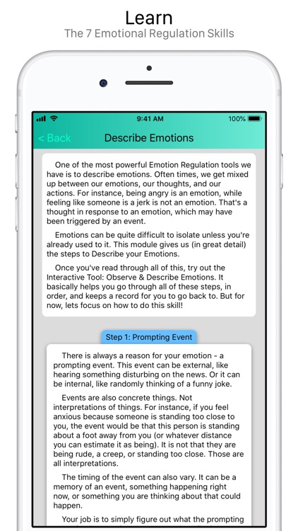 DBT Emotion Regulation Tools