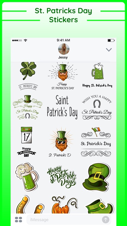 Happy St Patricks Day Sticker