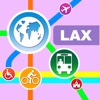 Icon Los Angeles City Maps - Discover LAX MRT & Guides