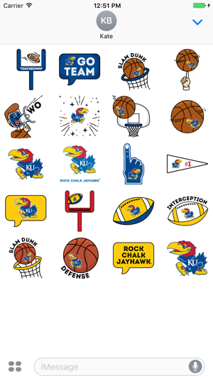 Kansas Animated+Stickers for iMessage(圖2)-速報App