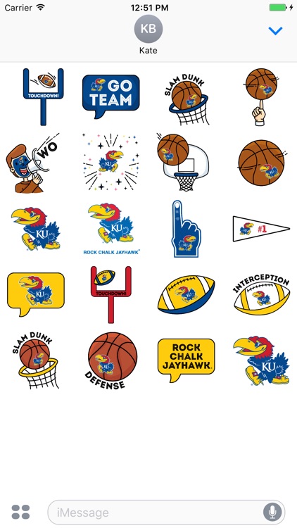 Kansas Animated+Stickers for iMessage