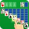 Solitaire game also known as Klondike or Patience card game with BIG EASY to READ CARDS