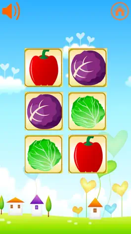 Game screenshot Matching game fruits and vegetables for Kids apk