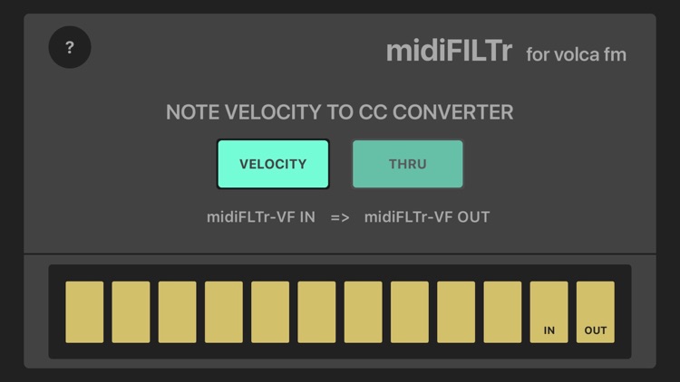 midiFILTr-VF for Volca FM