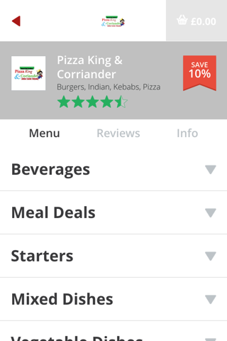 Pizza King & Corriander screenshot 3