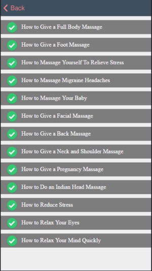 Massage Techniques - Learn How to  Massage(圖2)-速報App