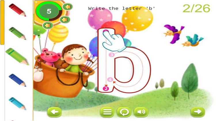 ABC Tracing English Alphabet Letters for Preschool screenshot-1