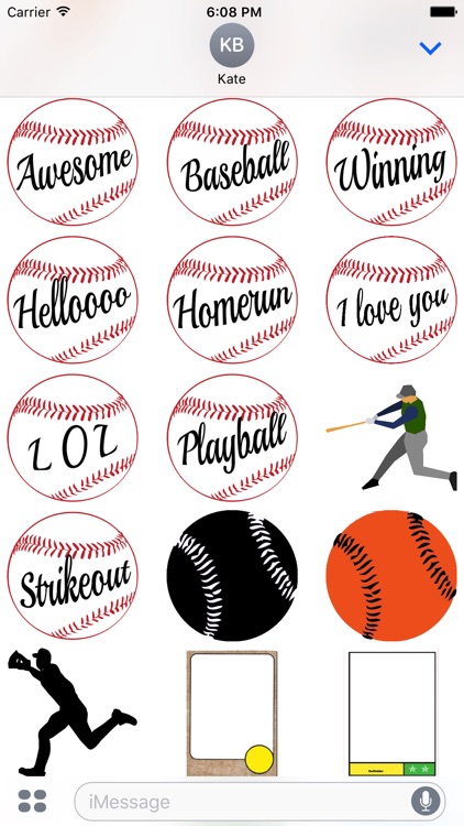 Oakland Baseball Sticker Pack screenshot-3