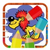 Kids Prince Lion Coloring Book Game Educational