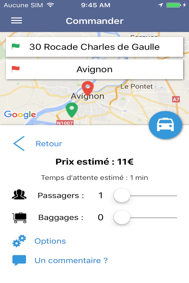 Taxi Avignon screenshot 3