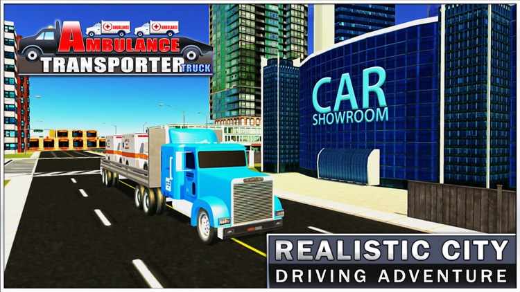 Ambulance Transporter Truck & Lorry Driving Sim screenshot-3