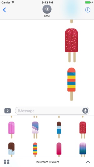 IceCream Stickers - Delicious Emoji(圖2)-速報App