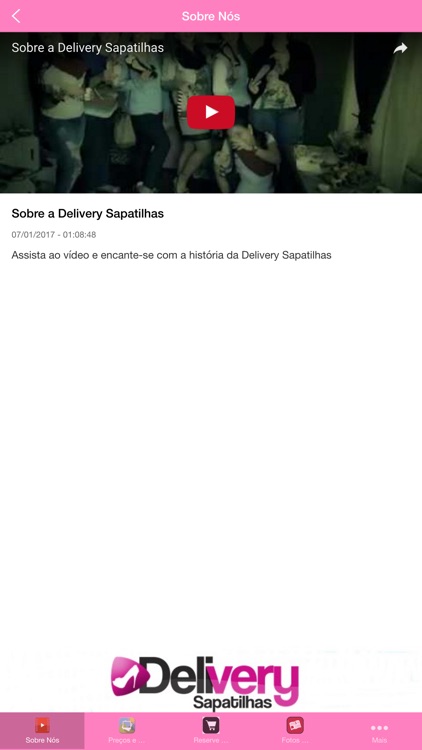 Delivery Sapatilhas